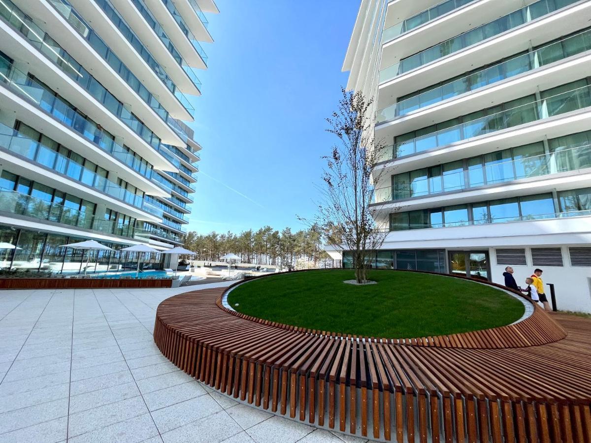 Wave Apartment Tyballtic 7Th Floor With Two Bedrooms And Sea View! Miedzyzdroje Exterior foto